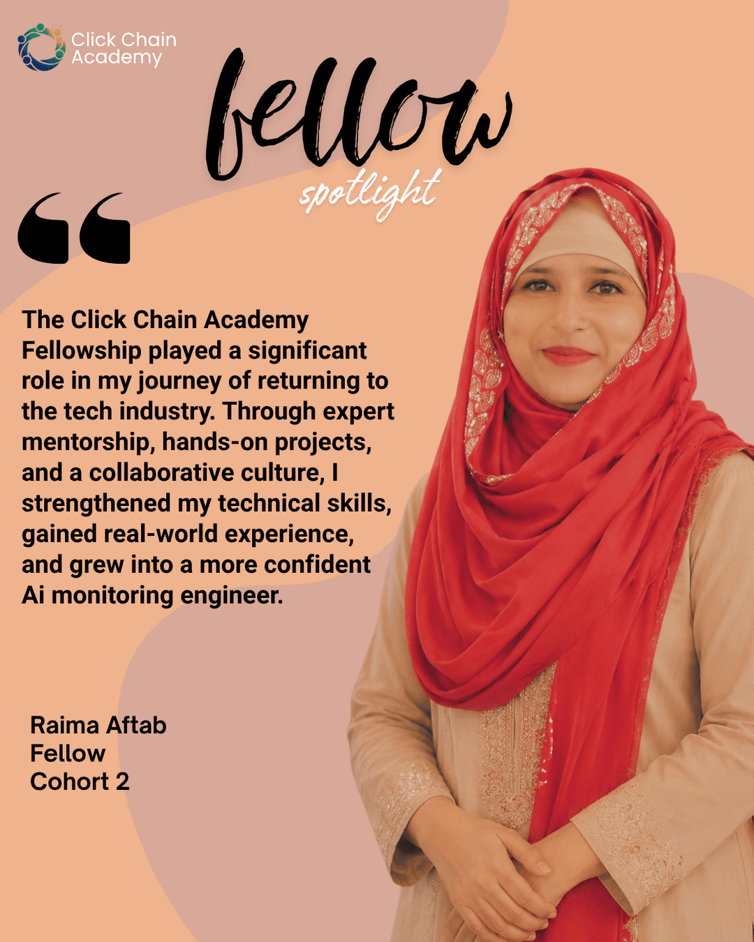 Raima Aftab — Fellow · Cohort 2